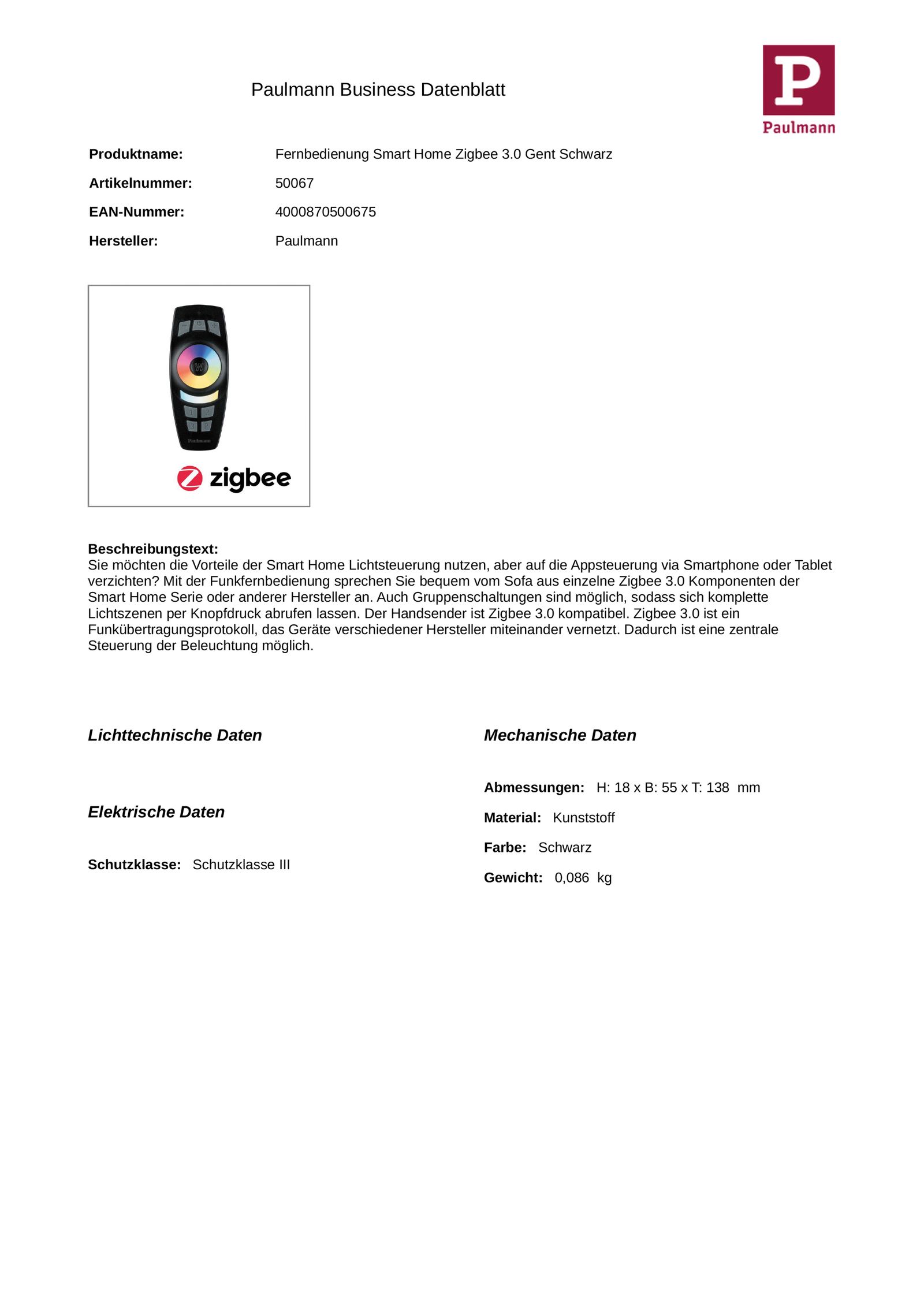 Handsender SmartHome