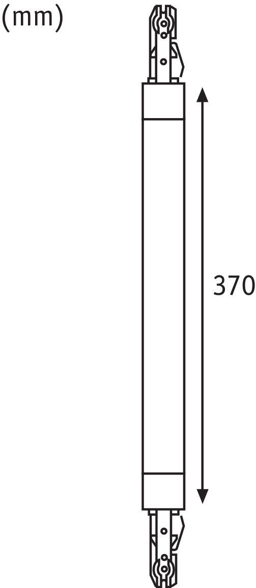 Kupplung/Verbinder flex URail chr 440mm