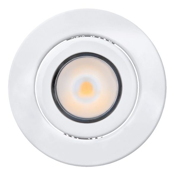 LED-Einbaustrahler 3W 3000K 230lm Konv ws mt 1LED ST IP20 Ø/EB40mm