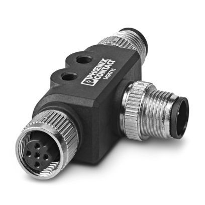Aktor-Sensor-T-Adapter männlich 5p Kst (male)/weiblich Schirm -25-85°C IP65