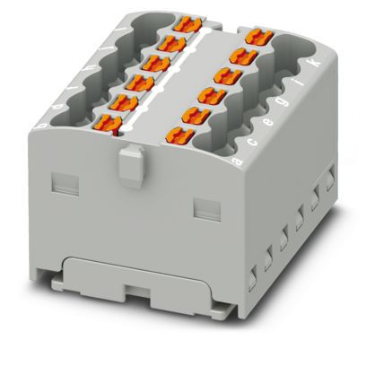 Verteilerblock 0,14-1,5qm 1Etage 12kl gr 17,5A Direktmont