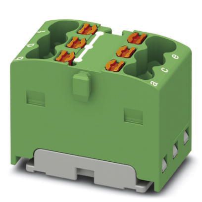 Verteilerblock 0,14-1,5qm 1Etage 6kl gn 17,5A Direktmont