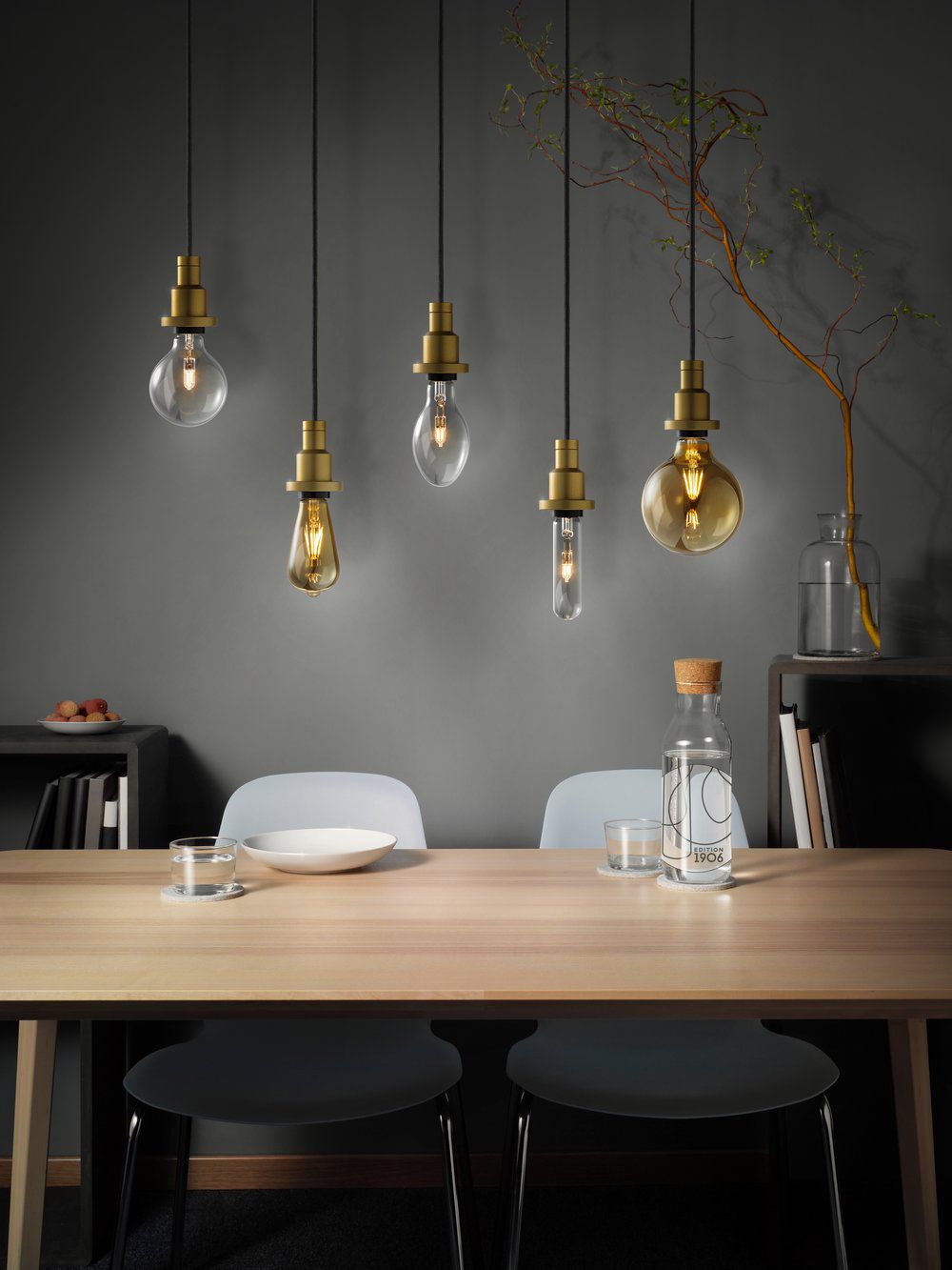 LED-Kugellampe FM E27 G12 Vintage 1906 6,5W 2400K Filamentlampe G125 ws 725lm