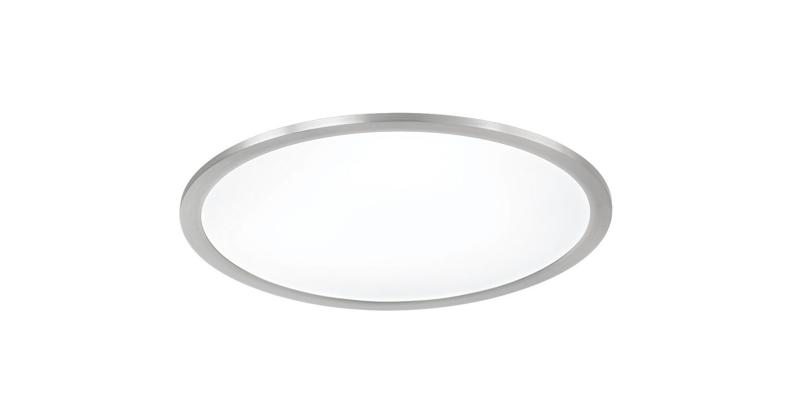 LED-Anbauleuchte Phoenix 26W 3000K Konv 3000lm nickel Dimmung Phasenabschnitt