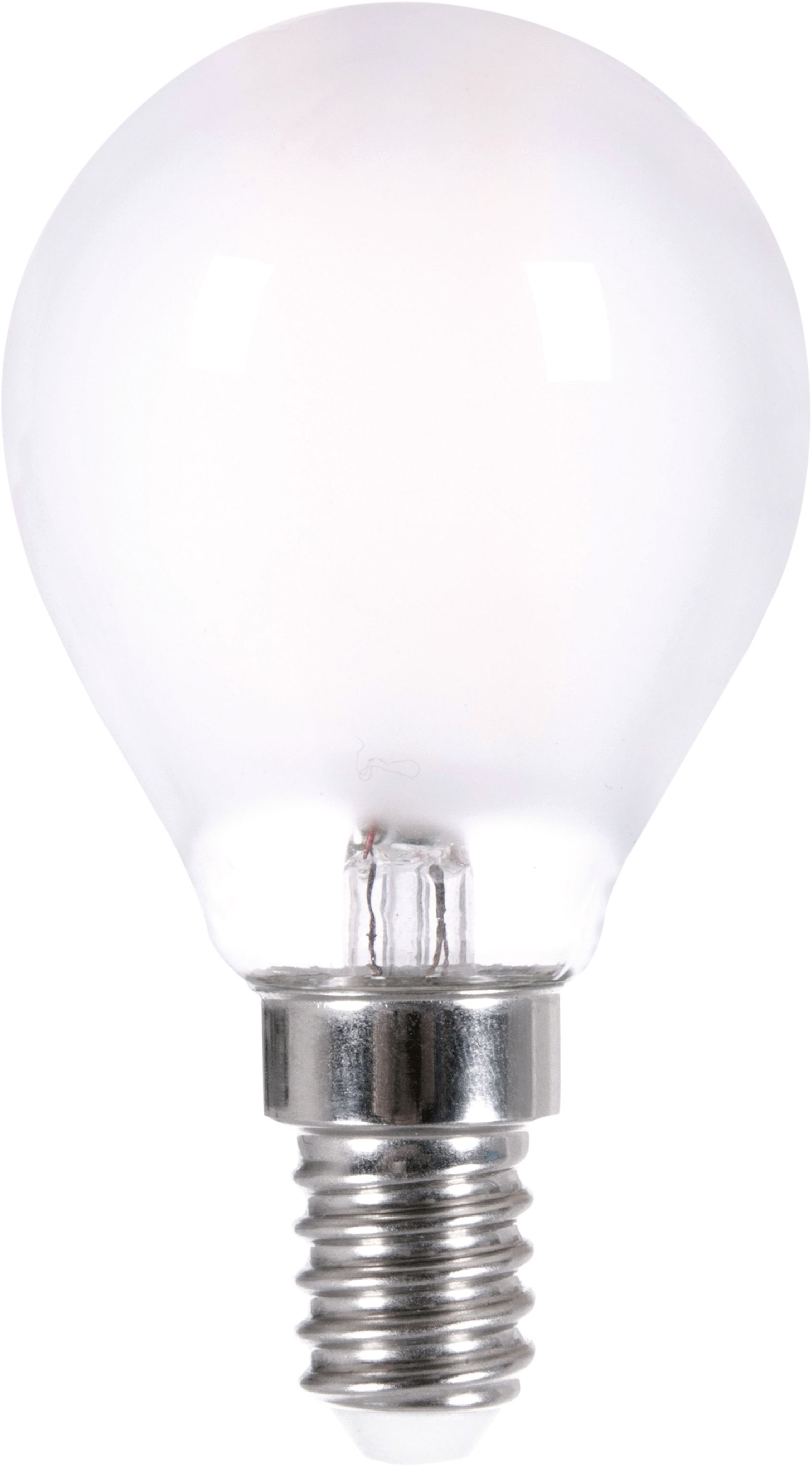 LED-Kugellampe FM E14 P45 4W 2700K 470lm F dim Filamentlampe ws ...