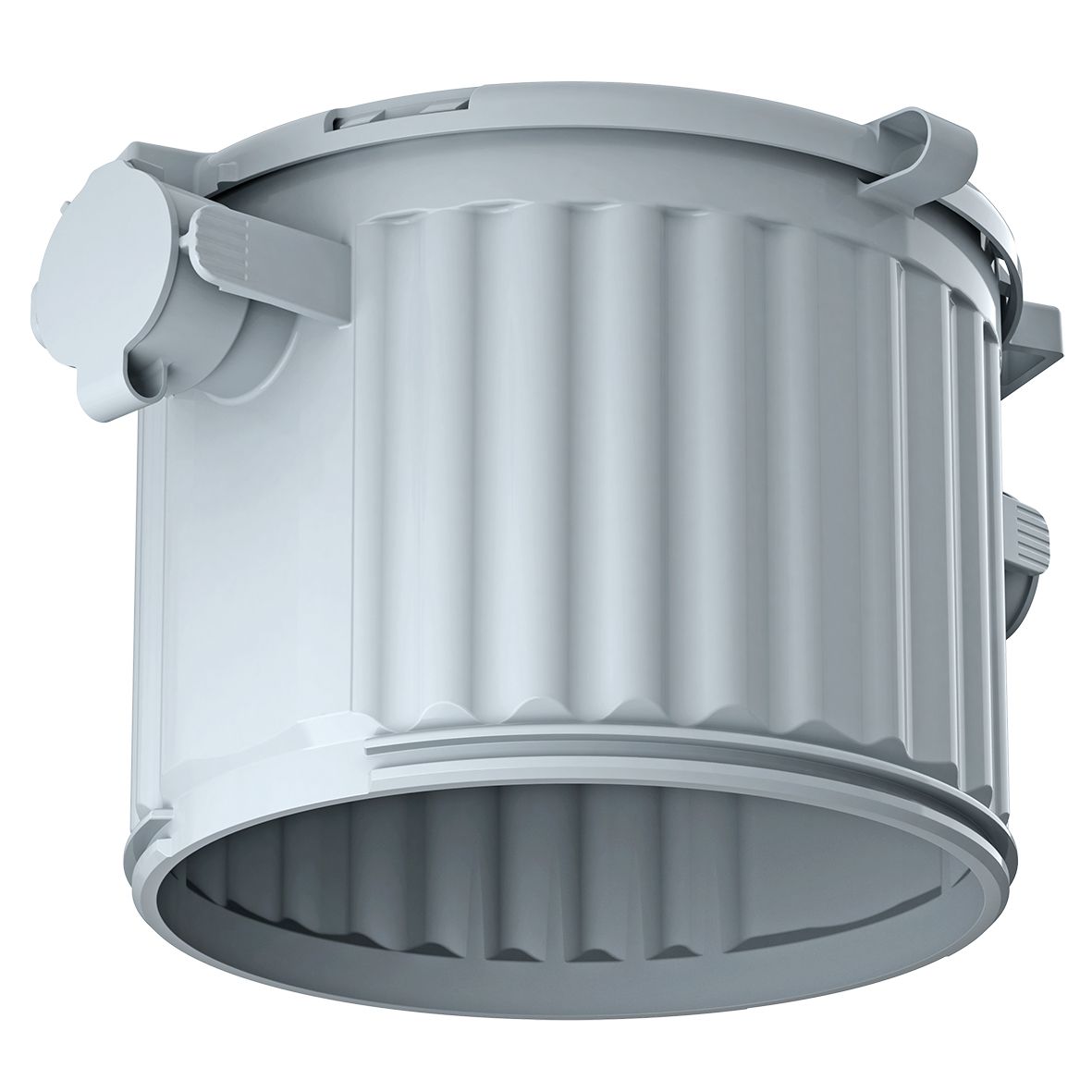 Leuchteneinbaugehäuse HaloX Ø100mm 105mm 160mm Kst Geeignet für HV-Leuchten