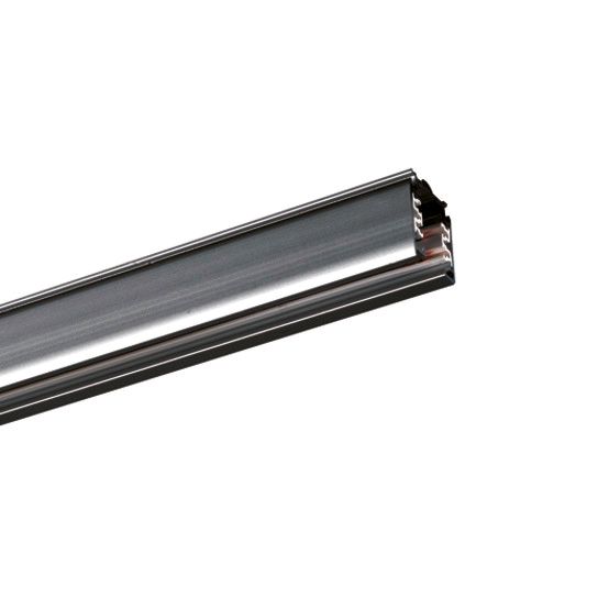 Stromschiene 3ph 2000mm AX T sw 230V Alu 32x33mm rechteck
