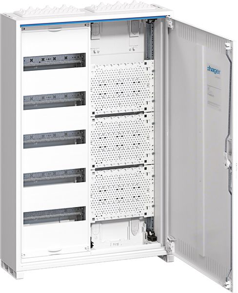Multimediaverteiler AP univers 5x12TE ST IP31 550x800x160mm ET160mm REG