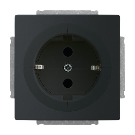 Steckdose 1f sw mt UP m.BS IP20 Mit erhöhtem Berührungsschutz