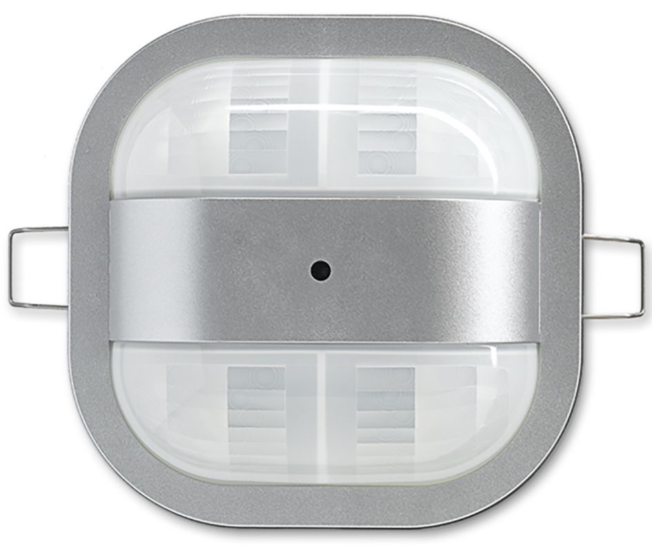 Präsenzmelder EB 90-360° 230V alu mt IP40 fernb Einb 2300W