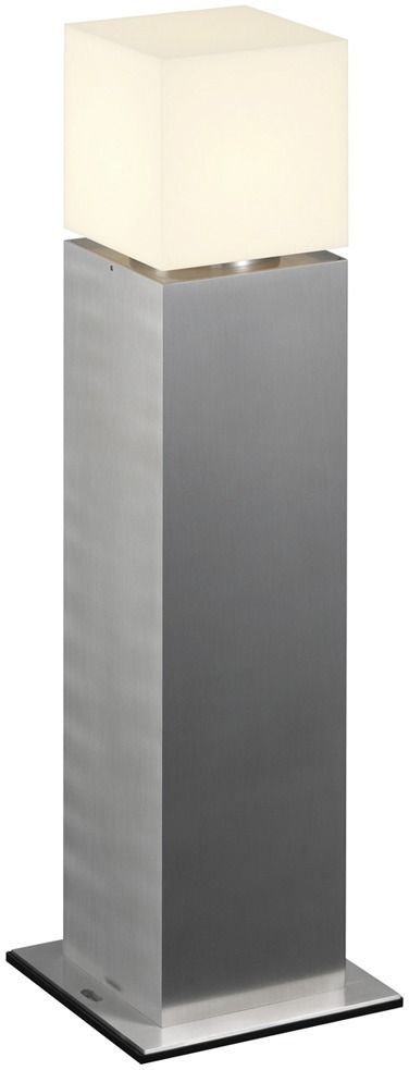 Pollerleuchte 20W E27 alu Edst Kst_opal HV IP44