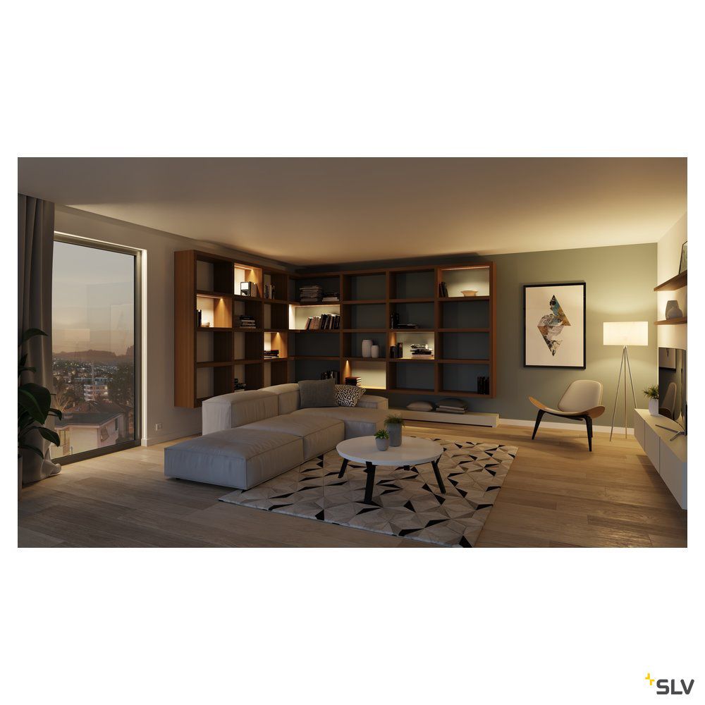 Einbauprofil sw mt Alu 2000x30x16,2mm