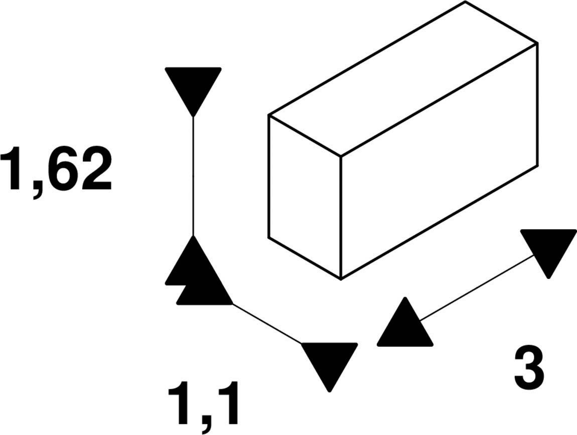 Endkappe sw Alu L30mm B16,2mm H16,2mm