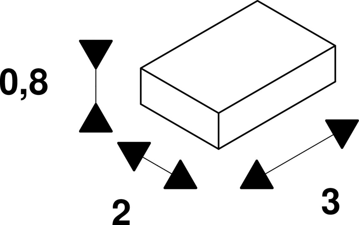 Befestigungsset si Edst L30mm B8mm
