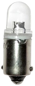 Kleinlampe 0,4W BA9s 80-260V bl Röhre Ø9x26mm einseitig gesockelt