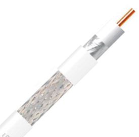 Koaxialkabel 75Ohm ws B2c TR500 Ø6,9mm B2ca s1a d1 a1 Geflecht