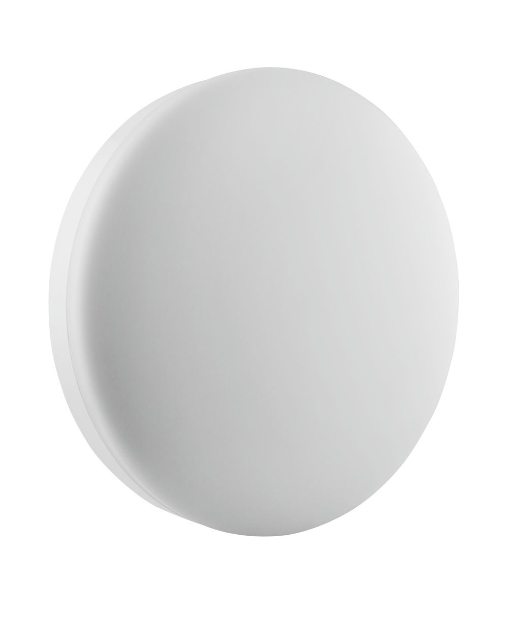 LED-Kunststoffleuchte 24W 3000K 1800lm ws Konv IP65 Ø300x61mm
