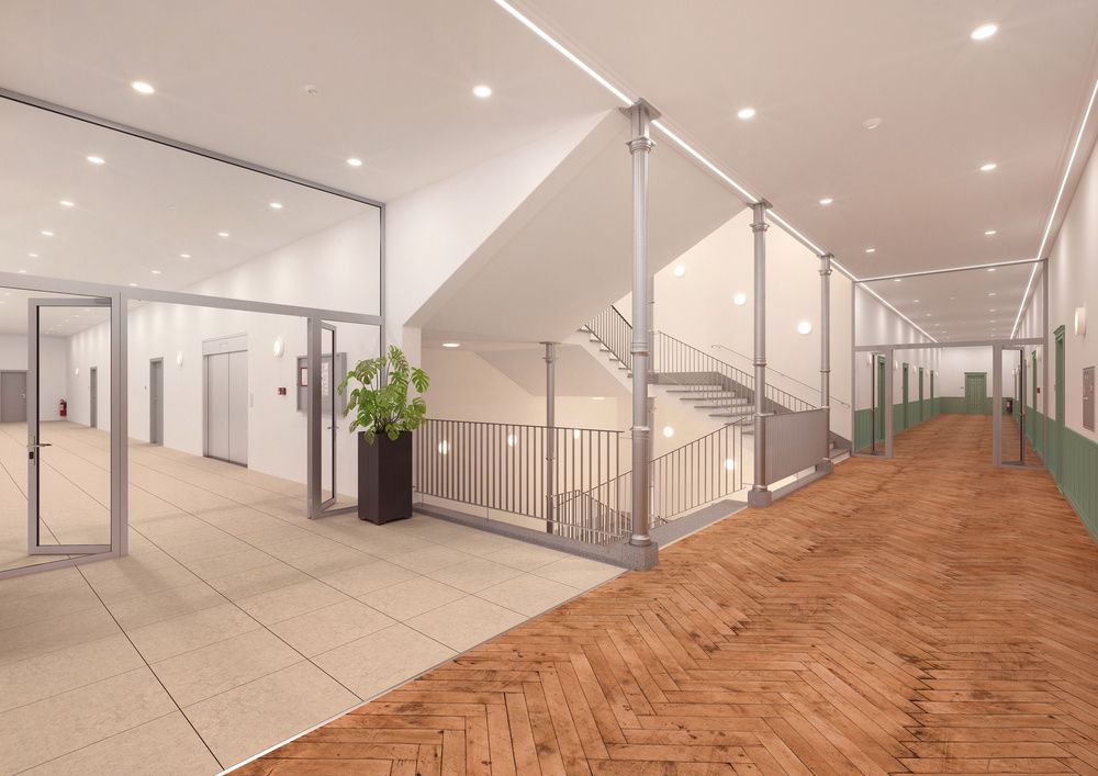 LED-Kunststoffleuchte 24W 4000K 1920lm ws Konv IP65 Ø300x61mm