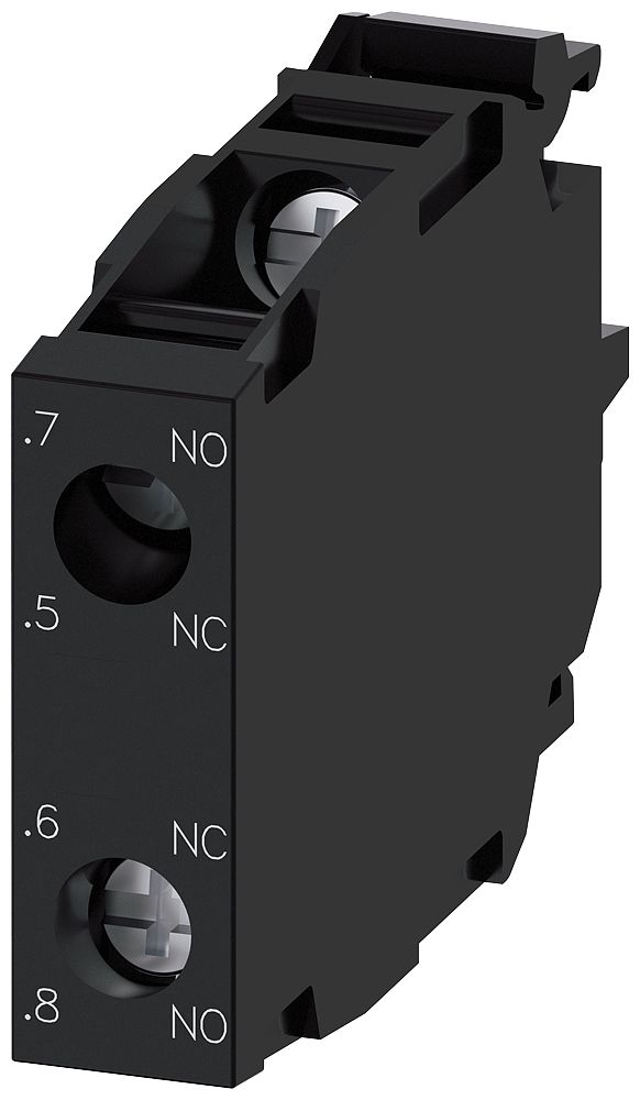 Hilfsschalterblock 1S 1Ö Frontbef 4A/AC Schraub 1W