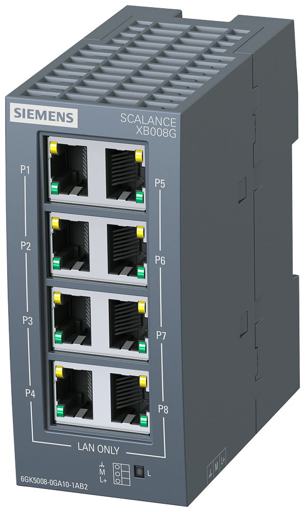 Switch Hutschiene 8x10/100/1000Mbps Layer2