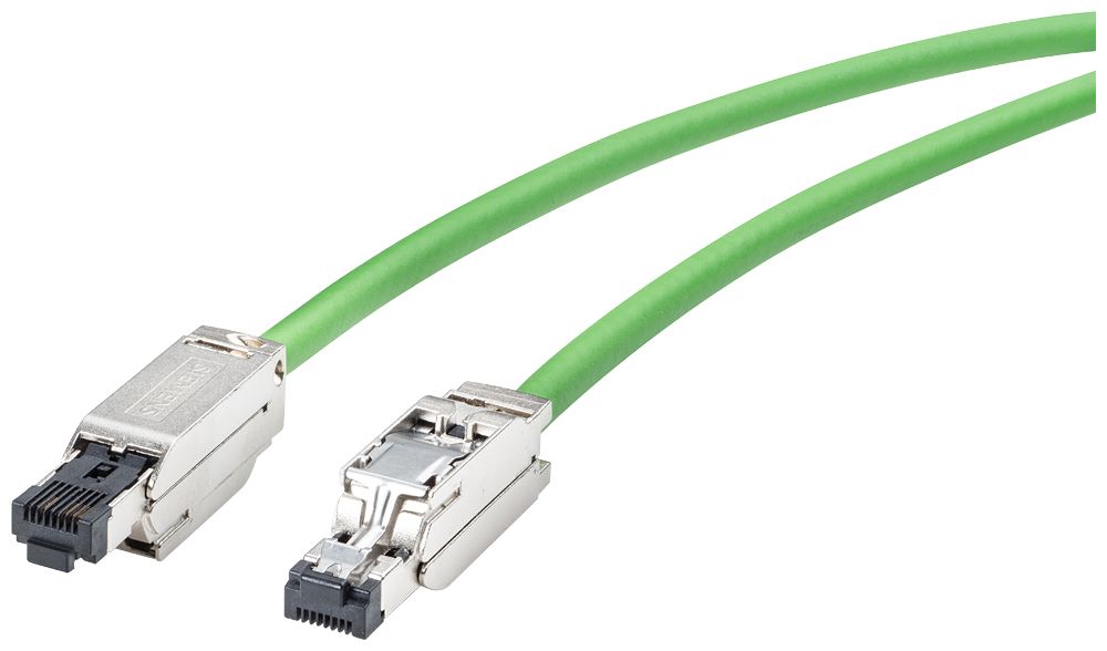 Patchkabel Cat5E 12m gn SF/FTP RJ45