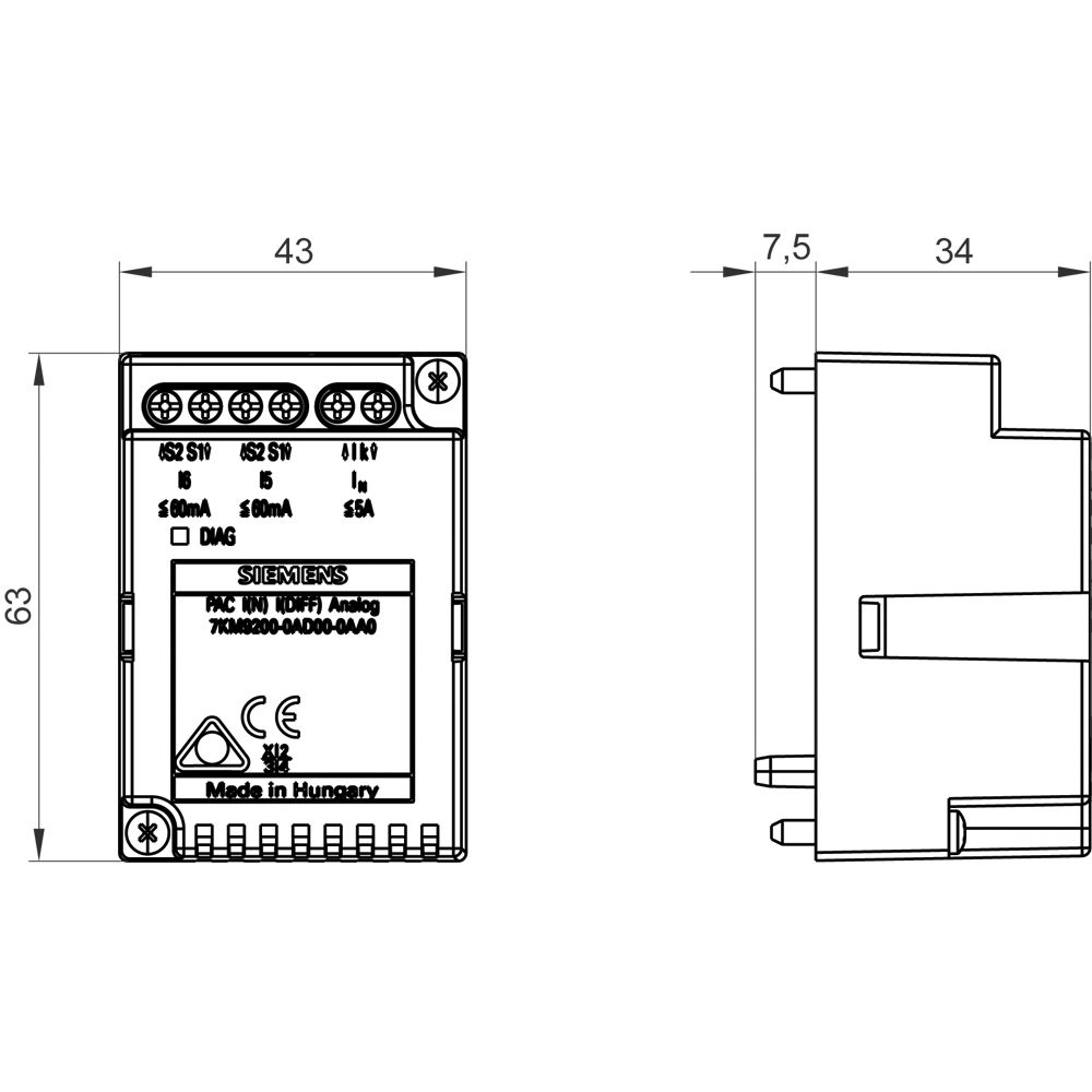 Erweiterungsmodul Differenz-Strommess