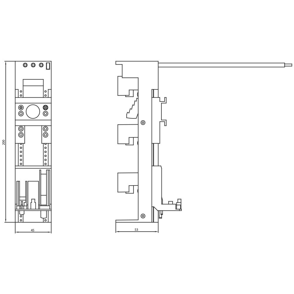 Zubehör Sammelschienen