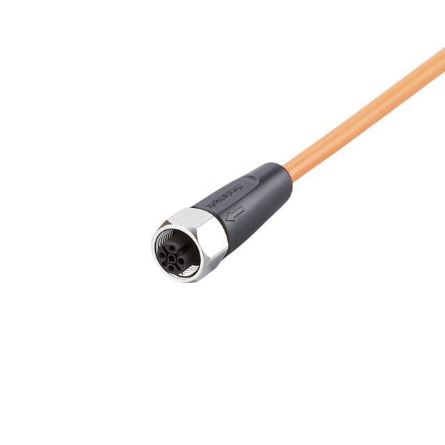Sensor-Aktorkabel 4p 10m M12 Female ger fr.Ende Polyvinylchlorid (PVC) m.LED-Anz