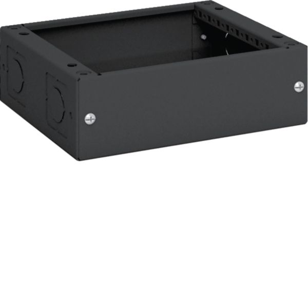 Sockel H100xB300xT275mm ST sw f.Kabelrangier