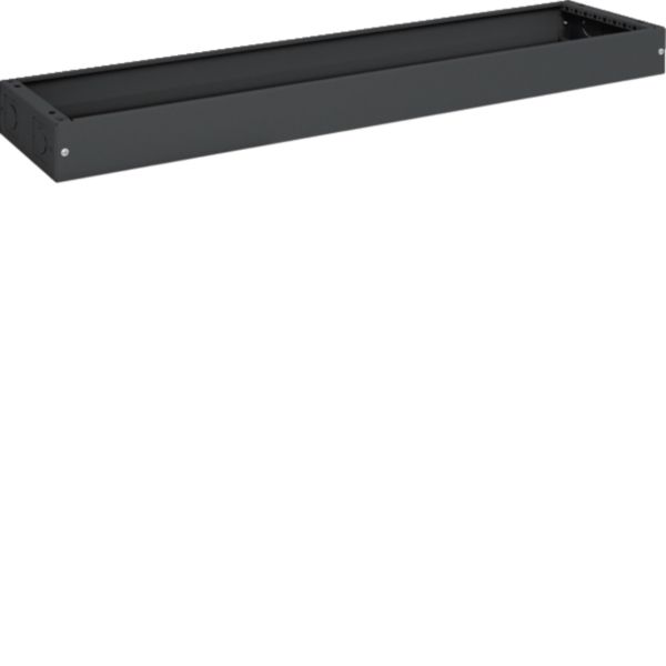 Sockel H100xB1300xT275mm ST sw f.Kabelrangier