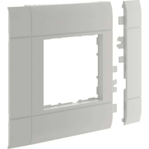 Geräteblende GEB-K 1f 100mm Kst lgr hfr