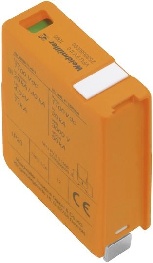 Überspannungsableiter DC Netzform- 20kA 1100VDC 3,8kV Basiselem opt