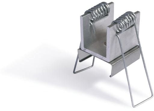 Haltefeder alu L25mm B24,8mm