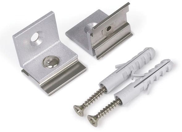 Befestigungsset alu L19,8mm B23,8mm H15mm