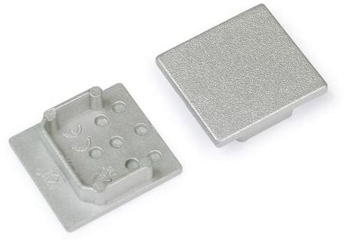 Endkappe sw Alu L25,1mm B23mm H7mm