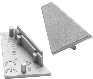 Endkappe sw Kst L19,4mm B24mm H10mm