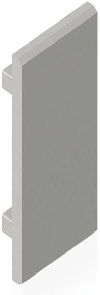 Endkappe alu L18,5mm B55mm H2,5mm