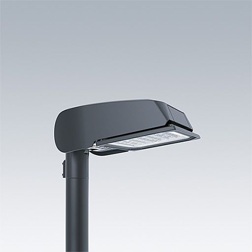 LED-Straßenleuchte 20W CiviTEQ Aufs/Ans 60mm 3000K 2583lm anth EVG Alu Gl_tr II