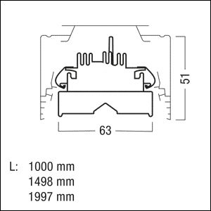 LED-Leuchteneinsatz 34W TRINOS 4000K ws 5590lm 1LED elektr.Trafo IP20