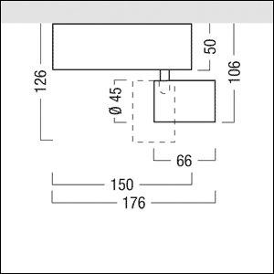 LED-Schienenstrahler 12W SUPERSYSTEM Alu 4000K 750lm Dimmung DALI 1LED IP20 ws mt