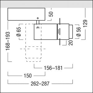 LED-Schienenstrahler 14W SUPERSYSTEM Alu 3000K 750lm 1LED IP20 ws mt 3Ph