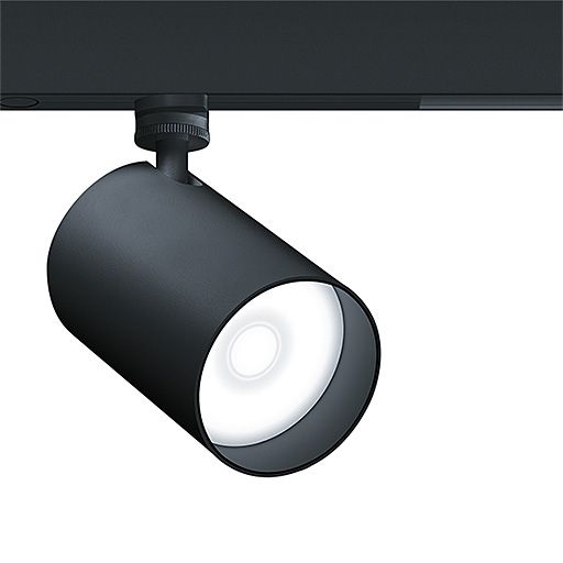 LED-Anbaustrahler 13W SUPERSYSTEM 3000K 950lm Konv 1LED Alu IP20 sw mt NV-Adapt