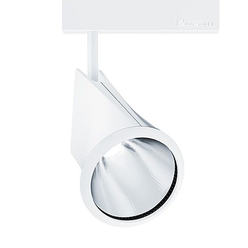 LED-Schienenstrahler 36W 3000K 3100lm Konv ws mt 1LED Alu IP20 RF:hochglänzend