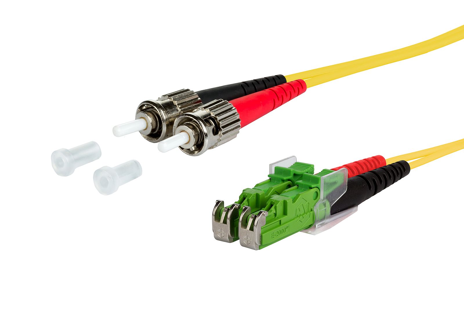 LWL-Patchkabel ST/E2000 APC SM OS2 2m ge