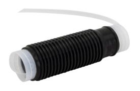 Schrumpfschlauch L0,12m Ø26,5/8,9mm sw -40-90°C Silikon