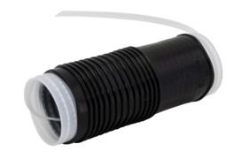 Schrumpfschlauch L0,13m Ø43,7/15,3mm sw -40-90°C Silikon