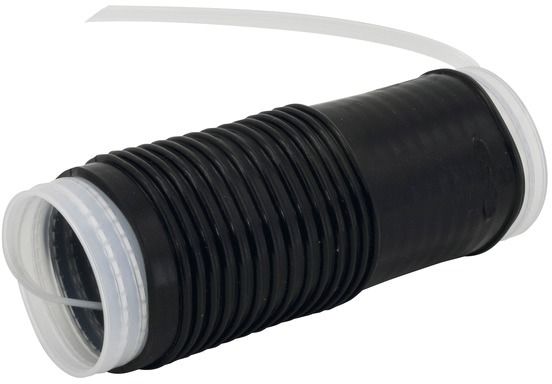 Schrumpfschlauch L0,13m Ø43,7/15,3mm sw -40-90°C Silikon