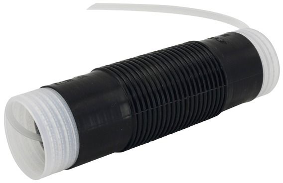 Schrumpfschlauch L0,18m Ø43,7/14,4mm sw -40-90°C Silikon