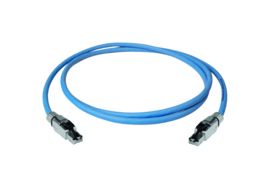 Patchkabel Cat6A S/FTP IP20 10m bl RJ45 1:1 24qmm