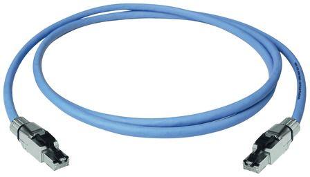 Patchkabel Cat6A S/FTP IP20 10m bl RJ45 1:1 24qmm